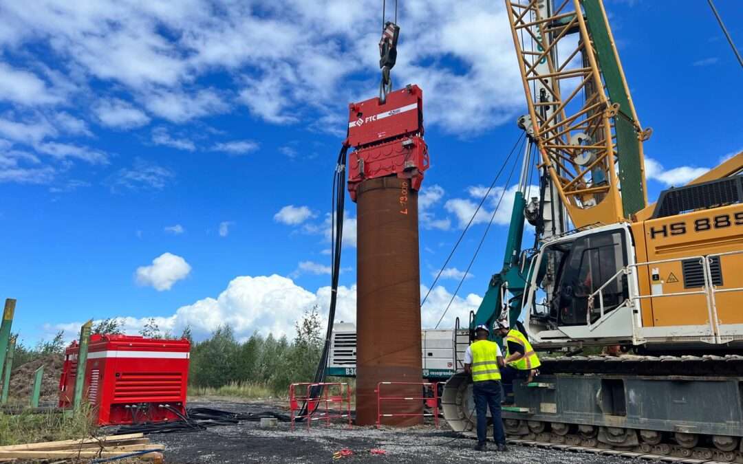 Watson & Hillhouse become agents for PTC – (crane-suspended and excavated mounted) vibrodrivers and vibrolances