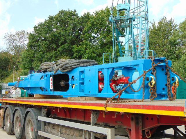 BSP CX-85 Impact Hammer on the back of a lorry