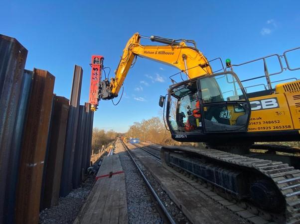 JCB with DH-25 attached