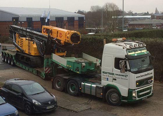 Woltman 40PR arriving at the office on the back of a lorry.